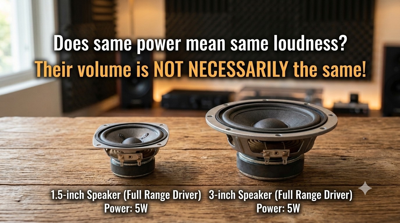 Does a Higher Speaker Wattage (W) Mean Louder Sound?